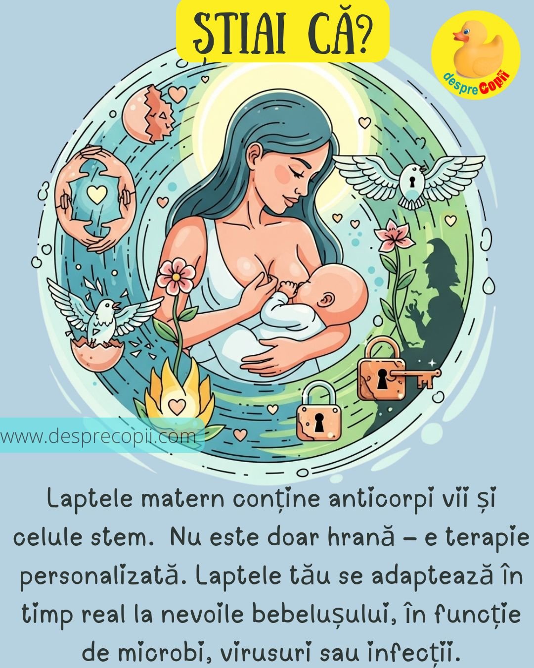 lapte matern celule stem