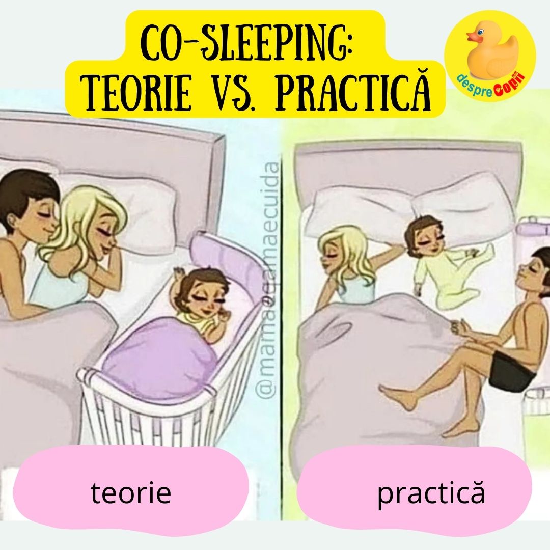 co-sleeping bebelusi