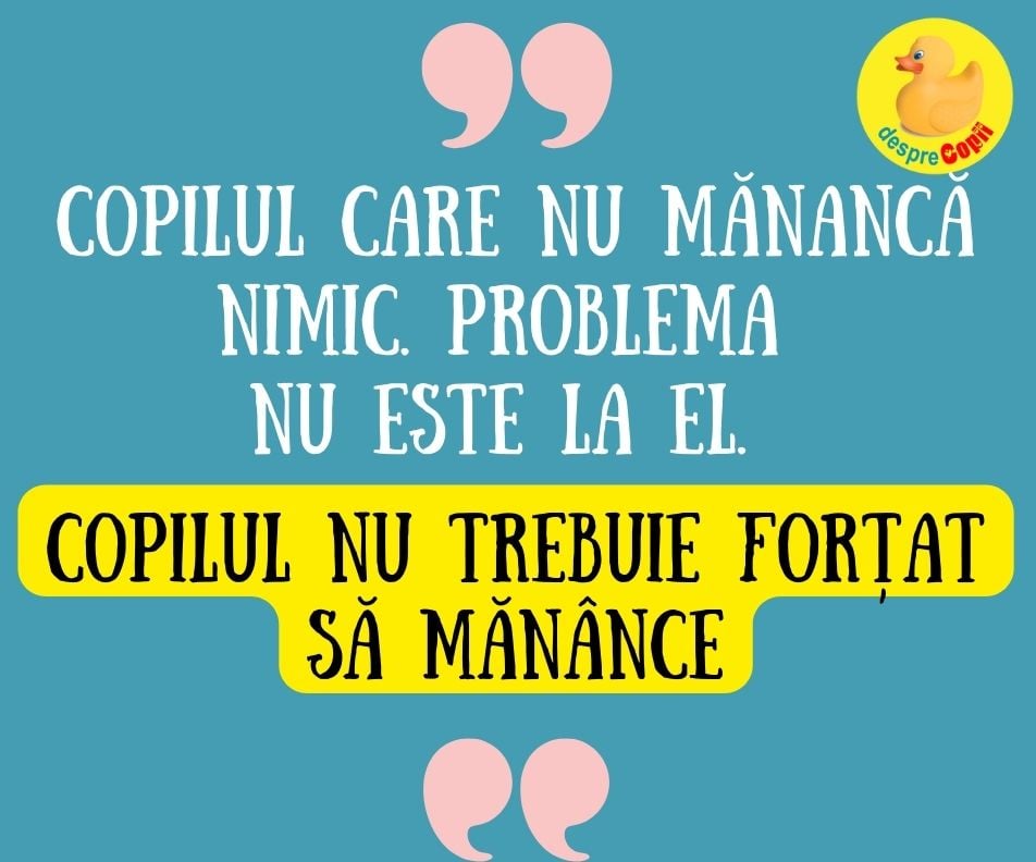 copilul nu mananca