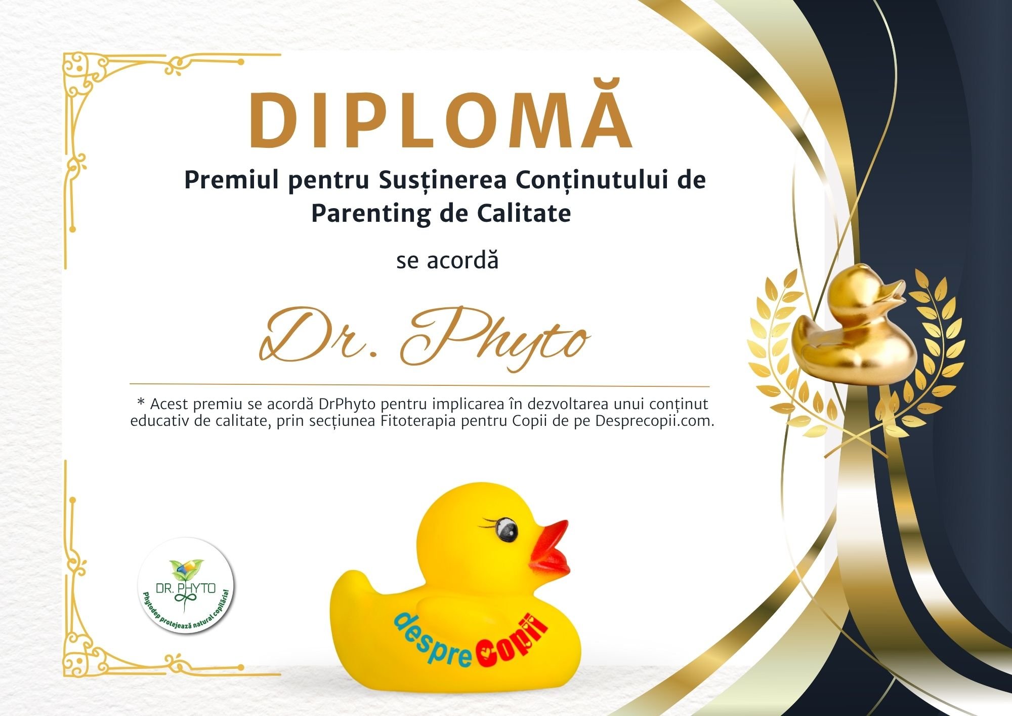 dr.phyto continut de calitate