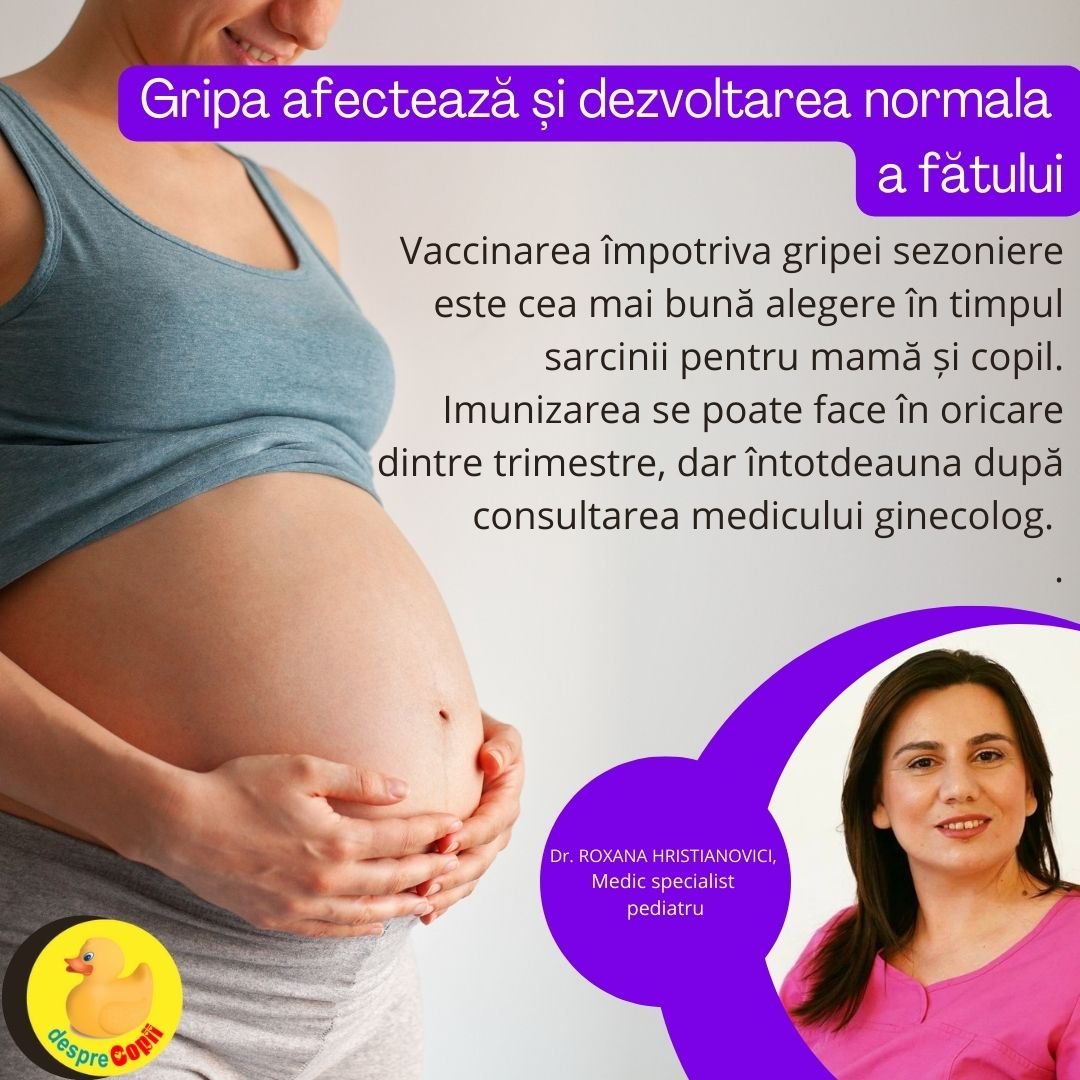 gripa sarcina vaccinare