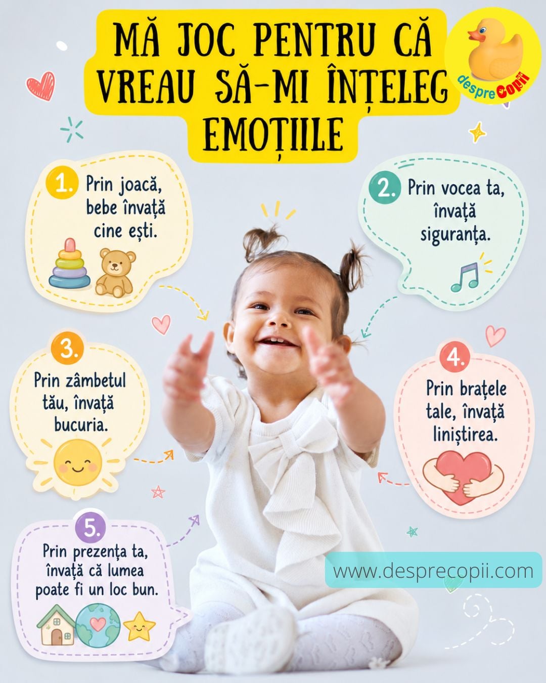 bebe invata prin joaca