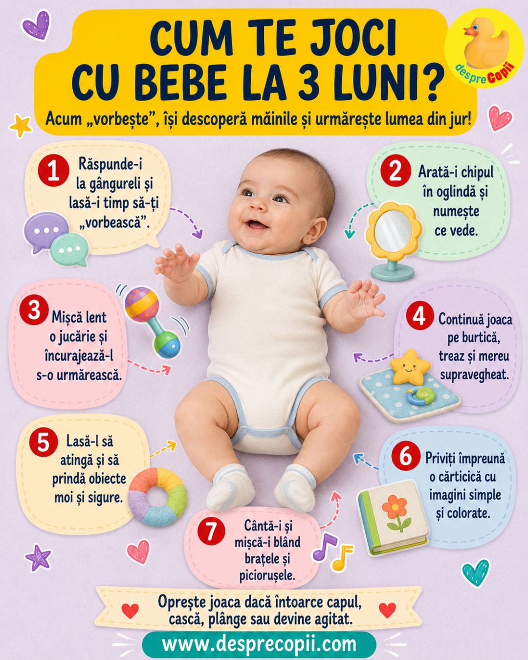 joaca cu bebe 3 luni