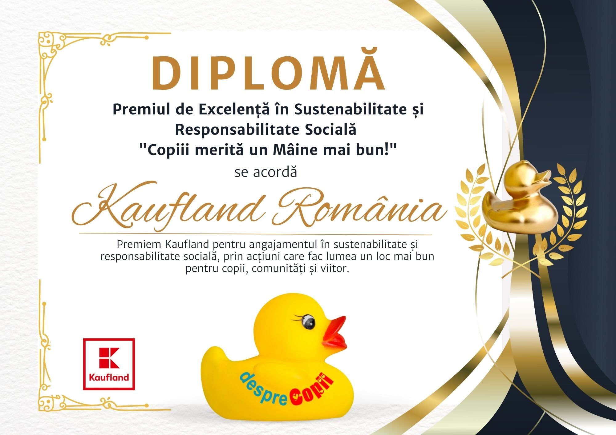 kaufland premiu sustenabilitate desprecopii