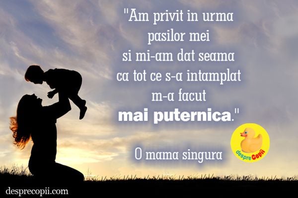 Mama Singura Sau Despre Ce Inseamna Sa Fii Puternica Desprecopii Com