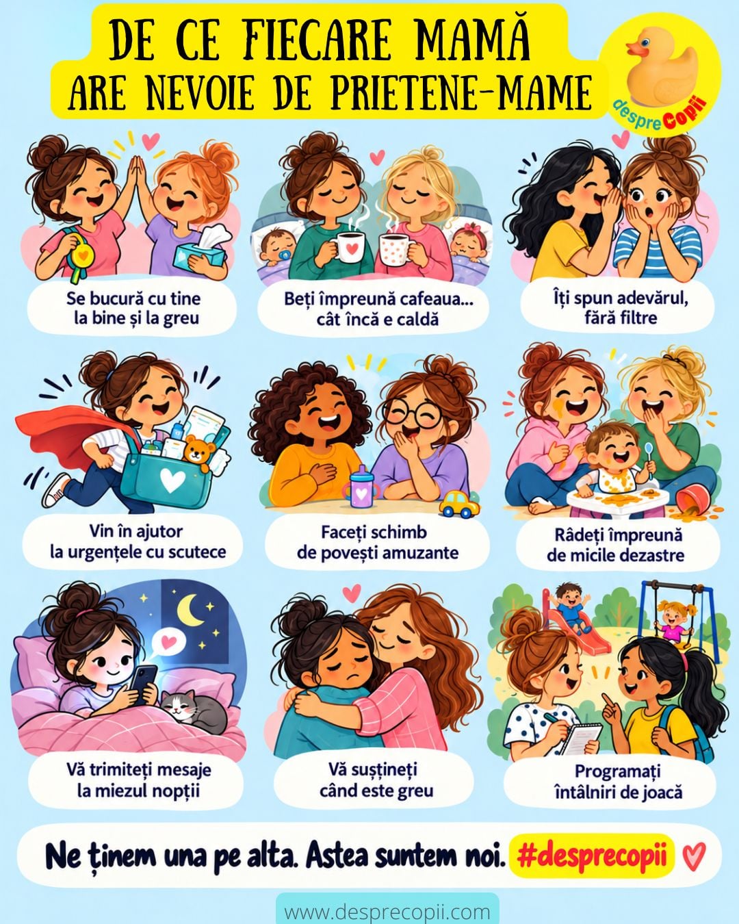 prietene mame