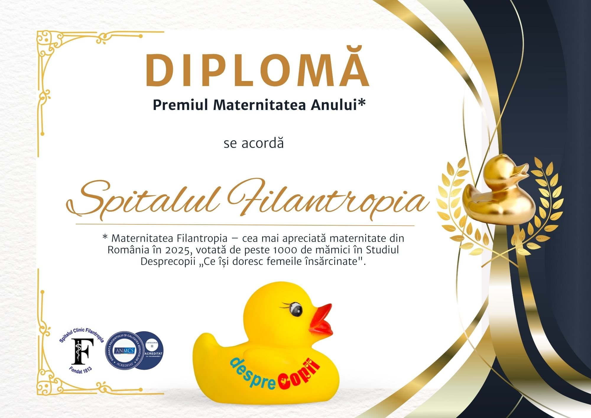 maternitate filantropia desprecopii