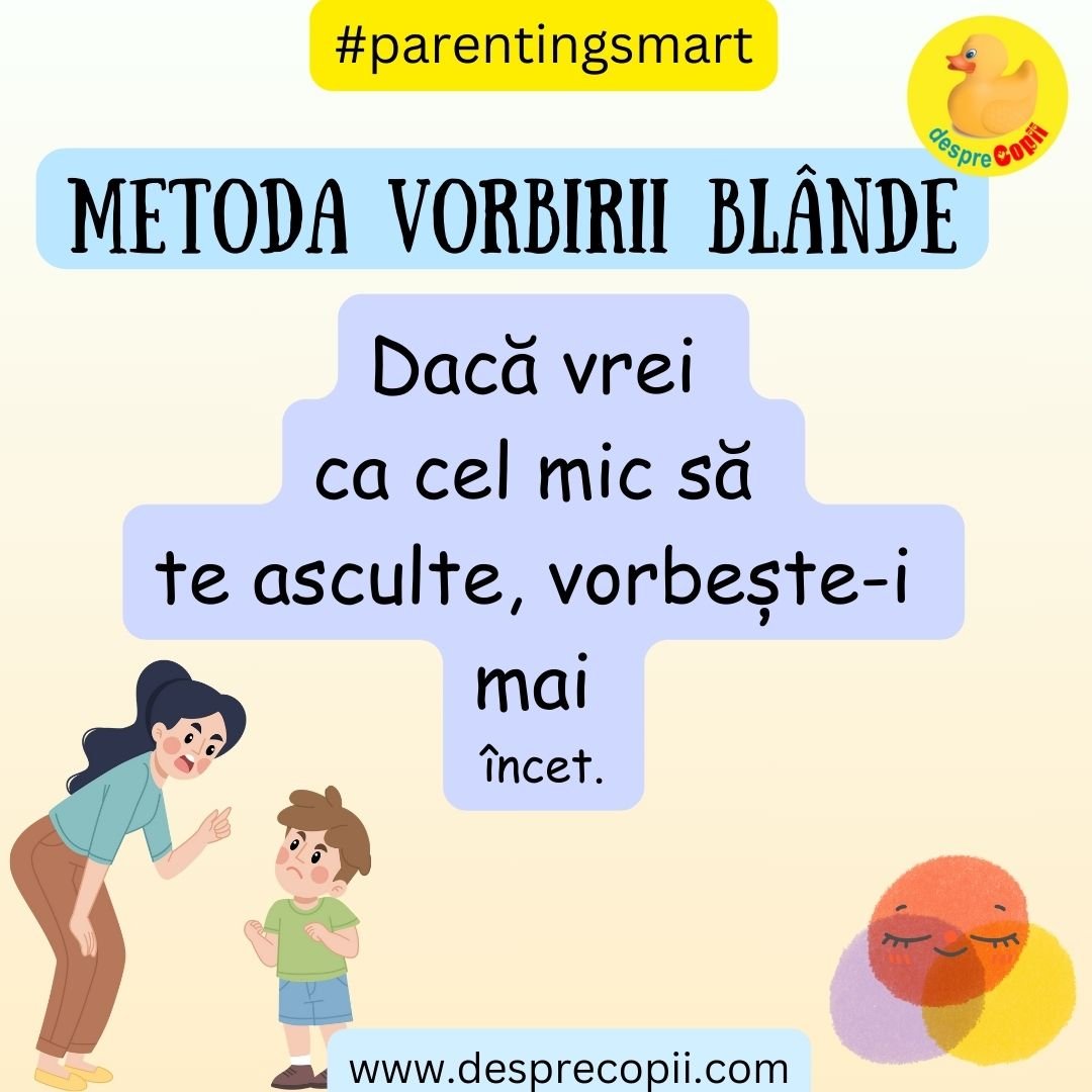 vorbire blanda educatie cu blandete