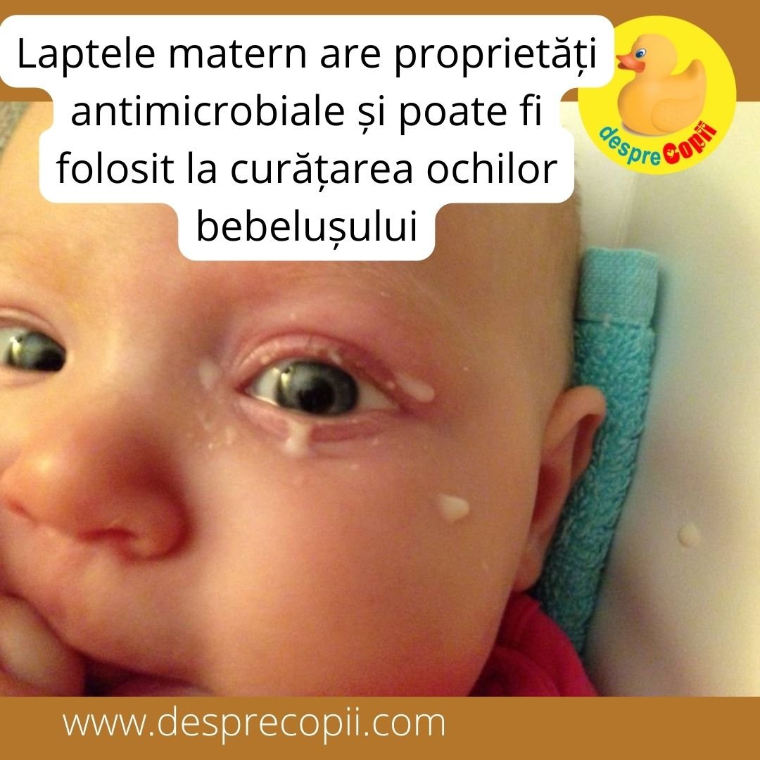 bebe are ochii inflamati 
