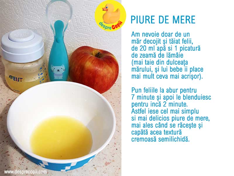 piure de mere