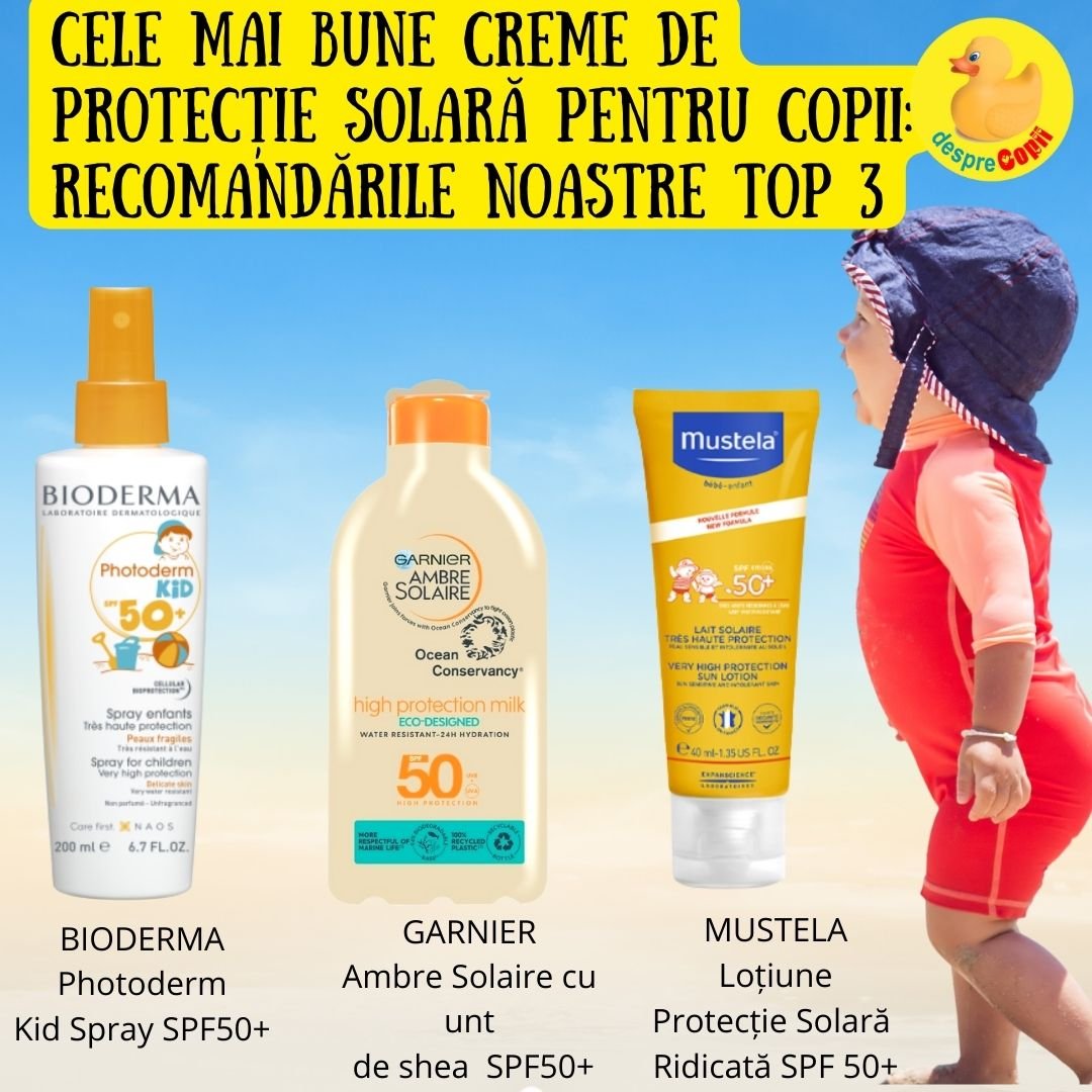 creme protectie solara copii