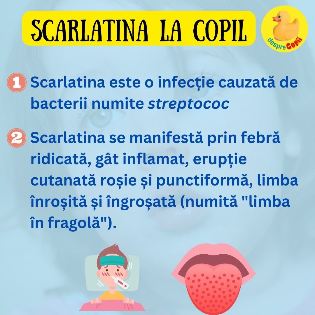 scarlatina copil