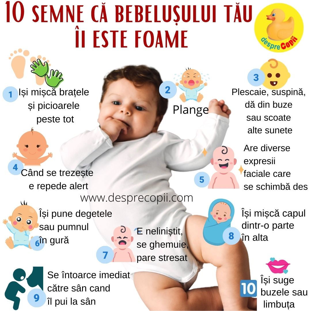 semne foame bebelusi