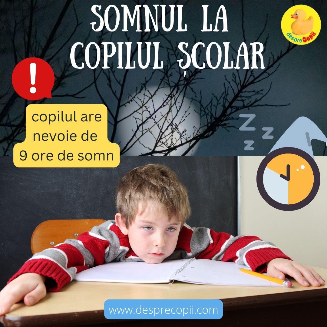 somn la copilul scolar