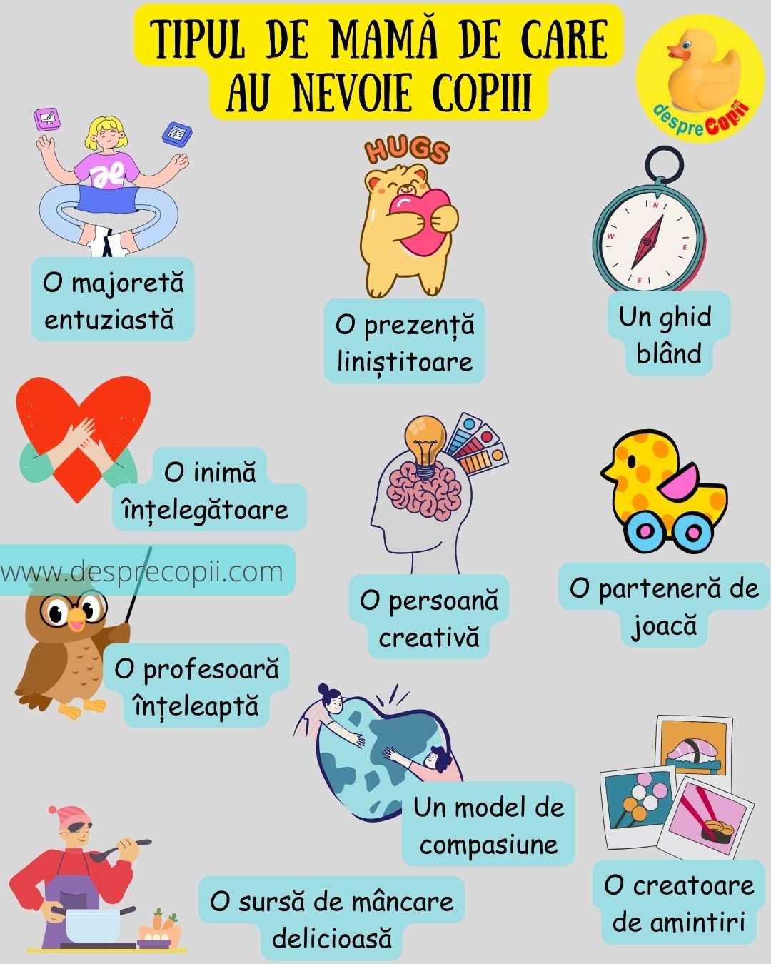 tipul de mama de care are nevoie copilul 