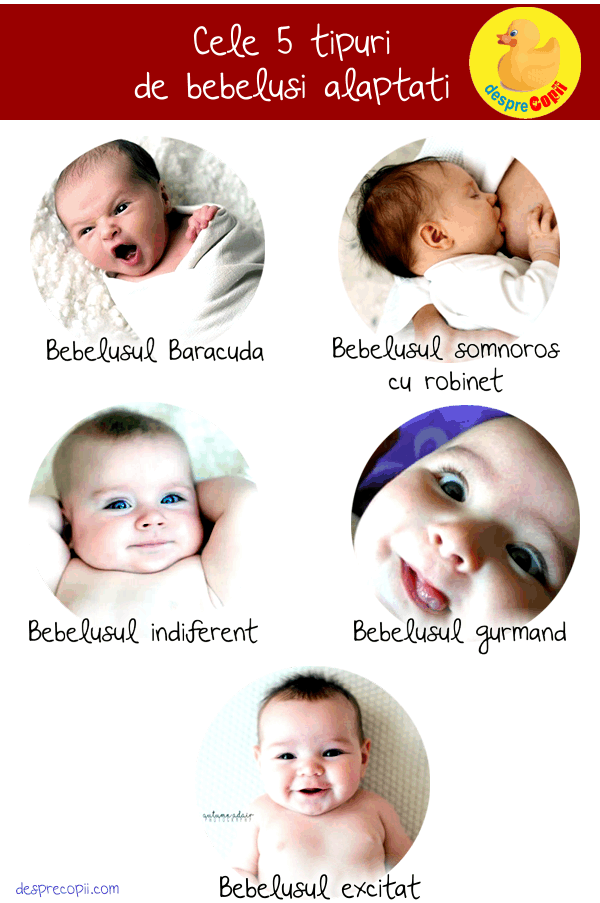 bebelusi alaptati tipuri