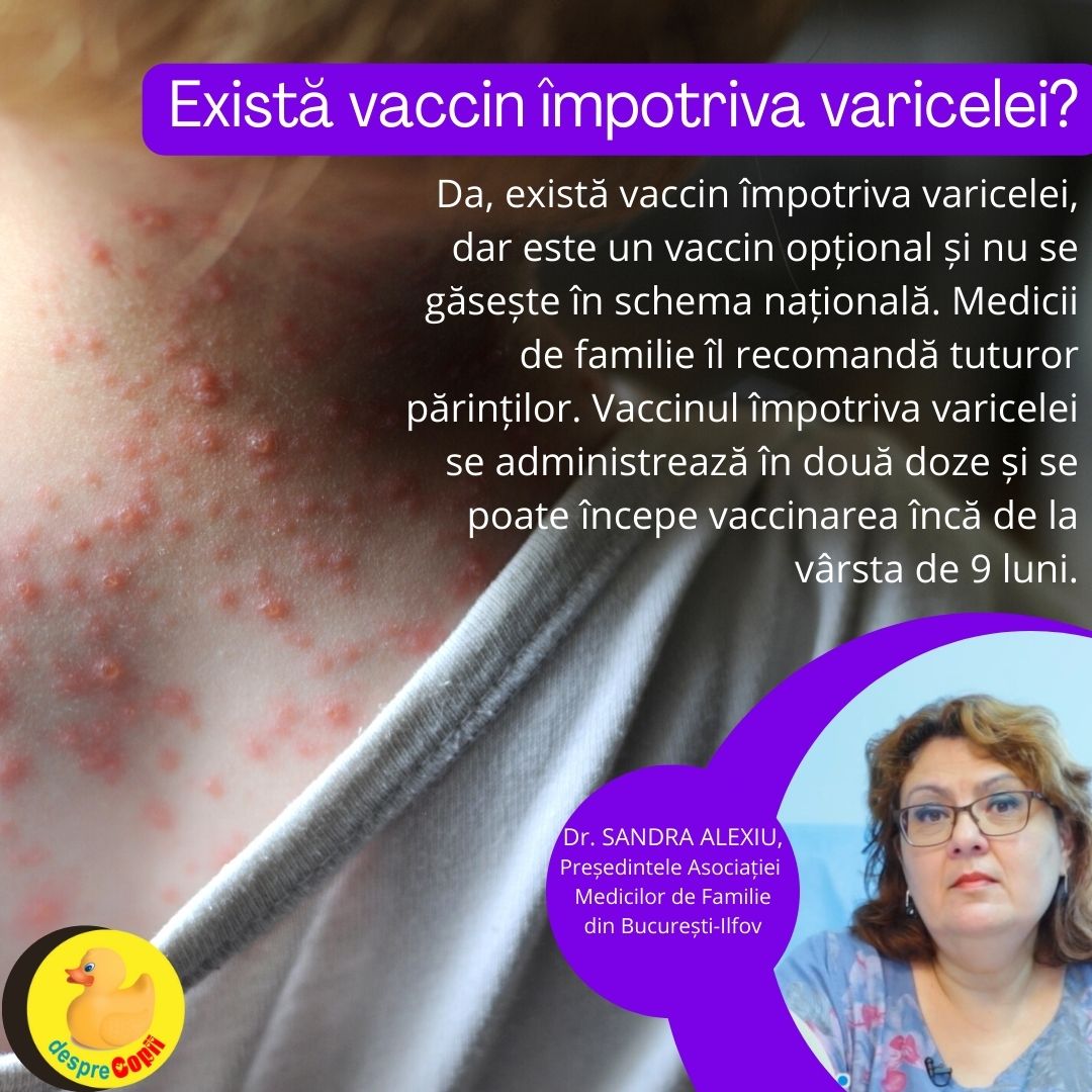 vaccin varicela copii