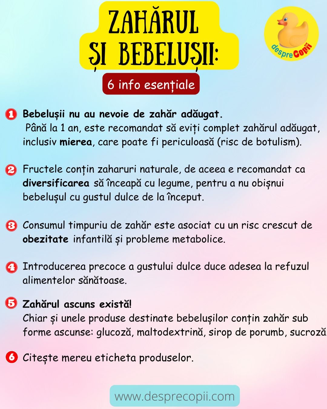 zaharul si bebelusii 