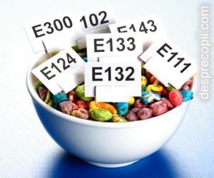 E-urile din alimente - Lista neagra a substantelor chimice care otravesc alimentele