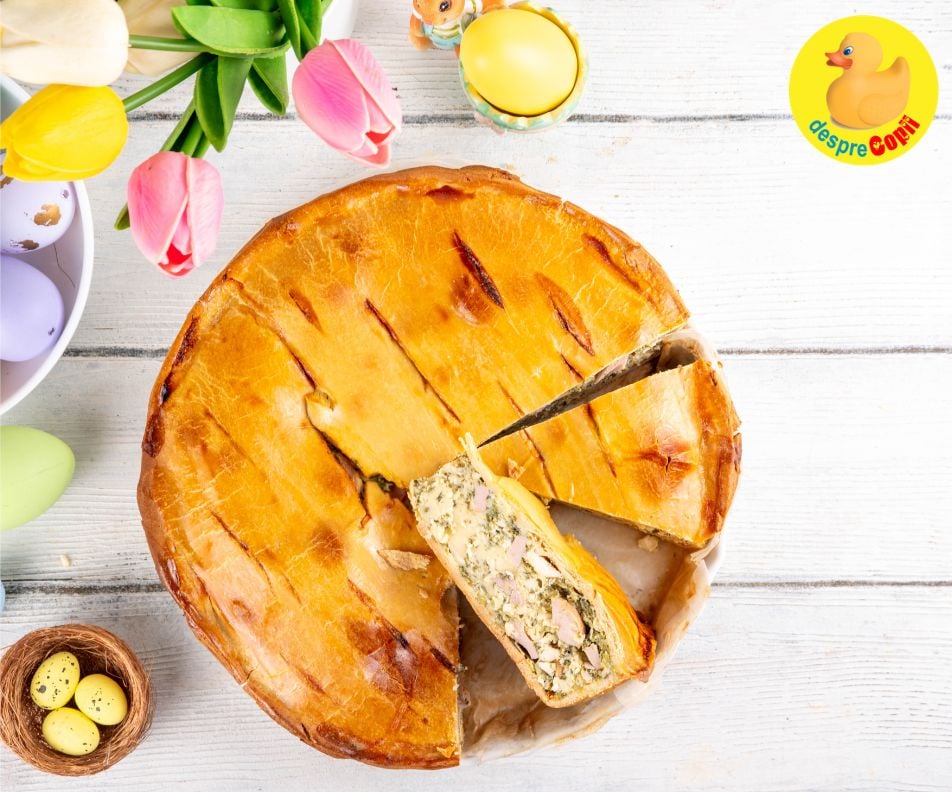 Pizza Rustica sau Pizzagaina: plăcinta Italiana de Paste