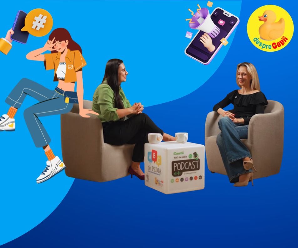 Nutritia adolescentelor in era social media: cum le influenteaza imaginea de sine | ABC DE PEDIA, podcast marca DespreCopii&Roxana Hristianovici, Episodul 33
