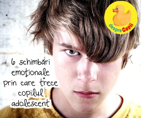 6 schimbări emoționale prin care trece copilul adolescent