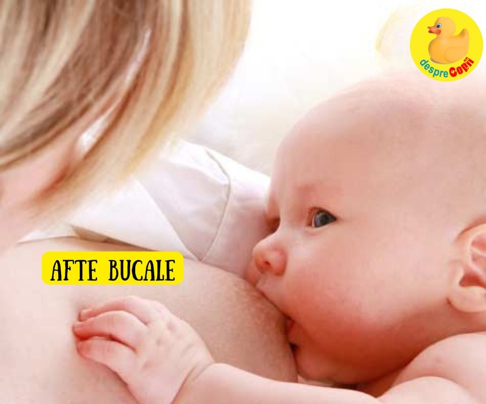 Bebelusul refuza sanul? Ar putea fi din cauza unor afte bucale care fac suptul dureros