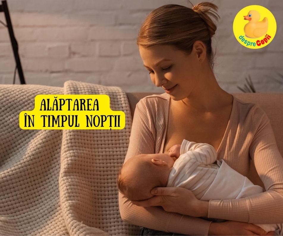 Alaptarea in timpul noptii -  cum isi regleaza bebelusul singur orele de mancare