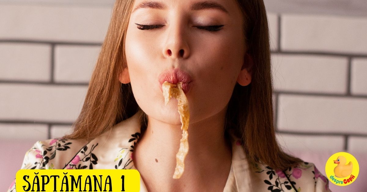 Saptamana 1 de sarcina: alimentatia pentru un bebe sanatos width=