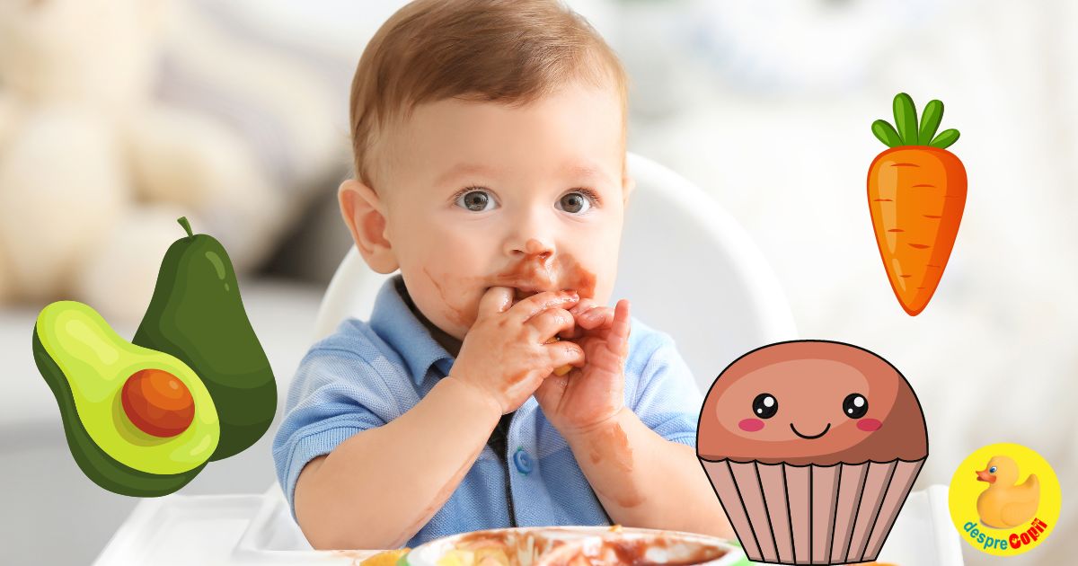 Cupcakes cu Avocado și Morcovi - reteta pentru copilasi dar nu numai ei