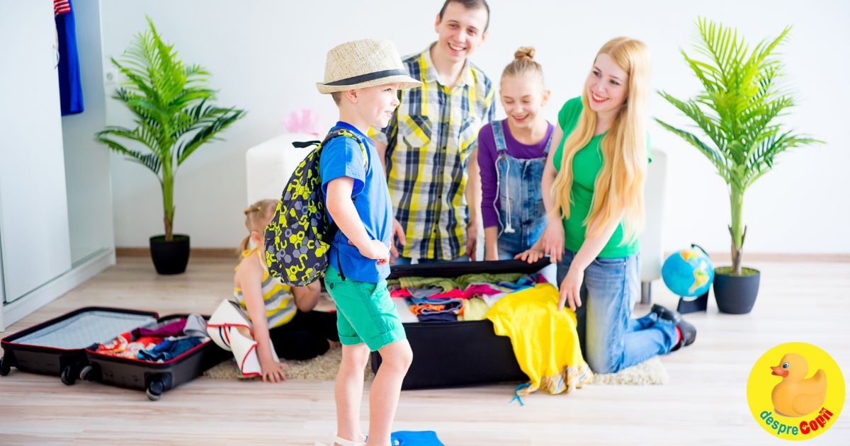 Bagajul de vacanță al familiei - ce spun părinții