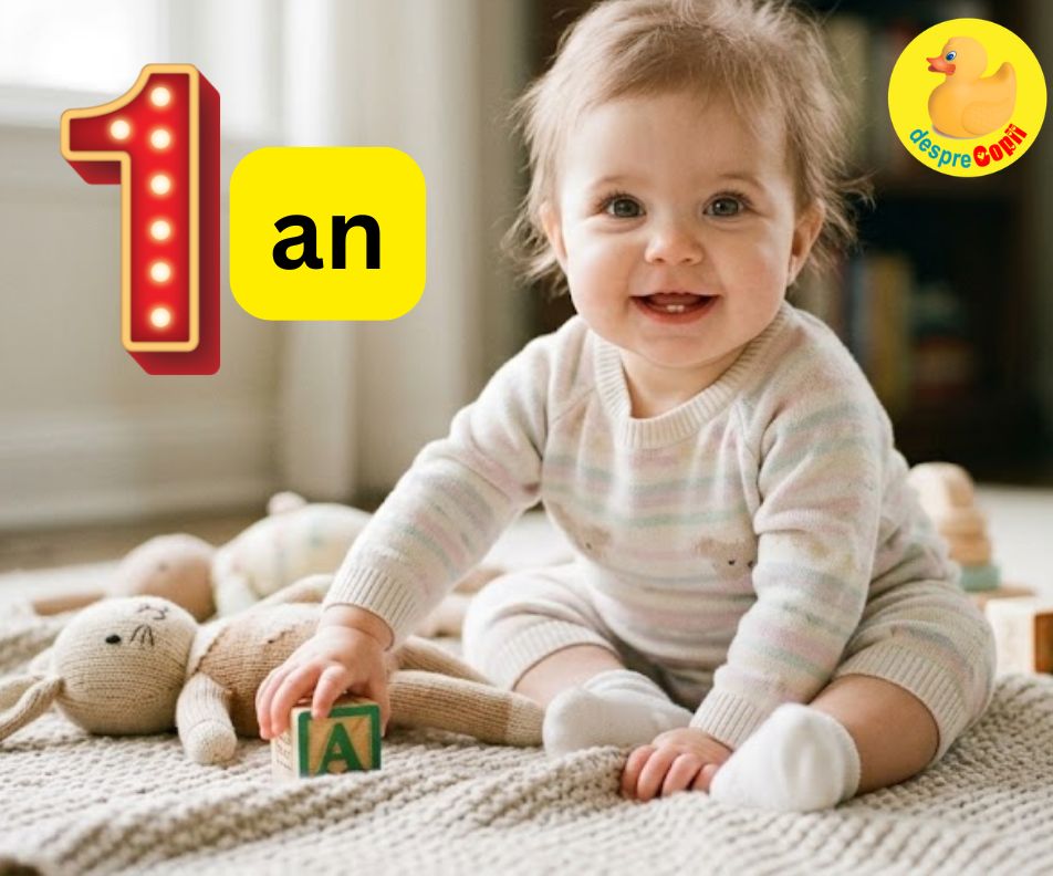 Ce stie sa faca un bebe la 1 an. Reperele normale ale dezvoltării si miracolul primilor pasi