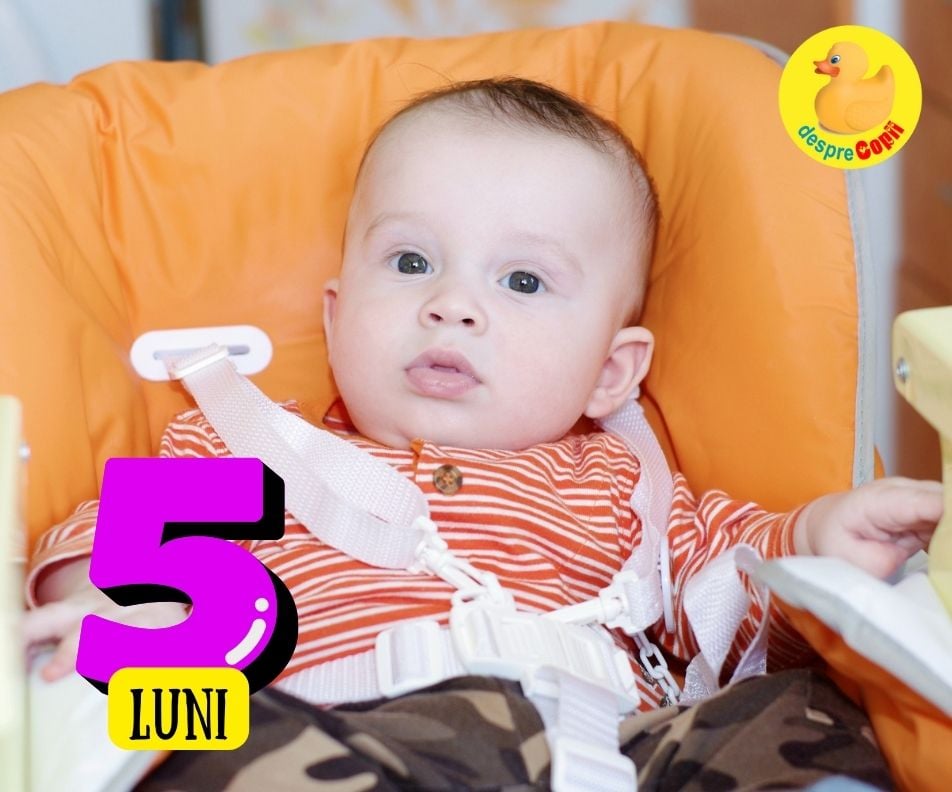 La 5 luni unii bebelusi pot incepe sa pape si altceva decat doar lapte - ce cum si cand