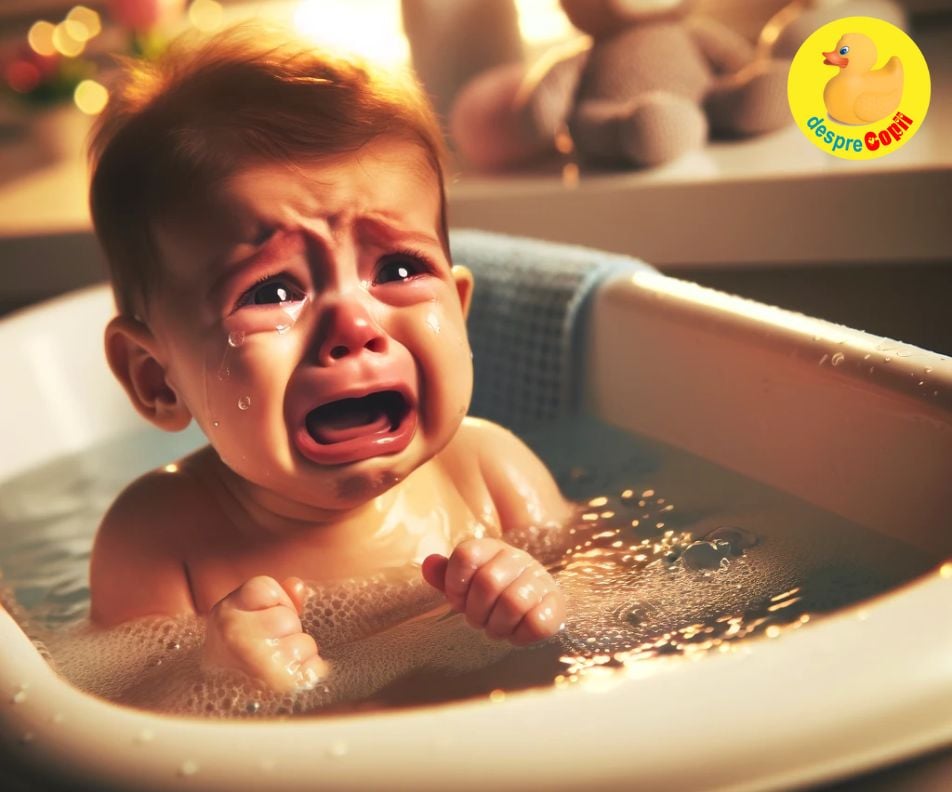 Cand bebelusului ii este frica de baie: ce facem pentru ca bebe sa fie relaxat - 8 sfaturi