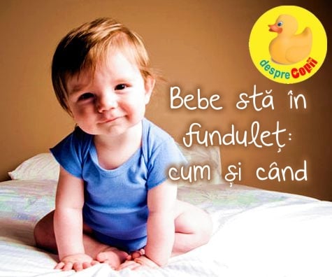 Bebelușul stă in funduleț: CÂND și CUM - infografic și video