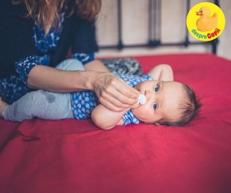 Ce facem cand bebe are nasucul infundat si nu poate dormi? Igiena nasucului este foarte importanta!