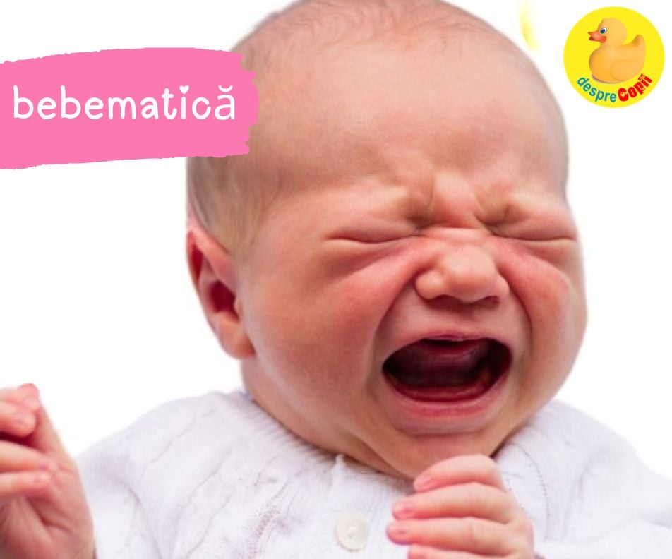 Teorema 2 pentru parinti de bebe. Un bebe NU plange ca sa manipuleze. Si nici nu poate fi rasfatat cu prea multa atentie - bebematica