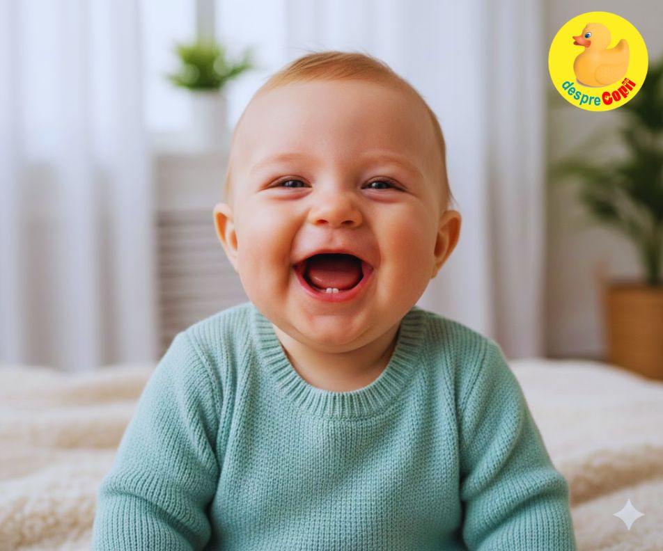 Cand incepe bebe sa rada in hohote? 6 lucruri de stiut