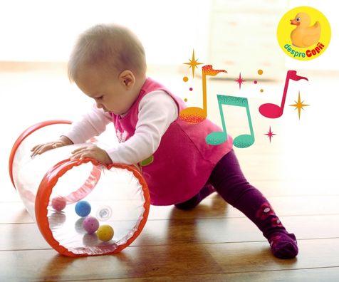 Invata cum sa folosesti muzica pentru a-ti stimula bebelusul si pentru a-l ajuta sa-si dezvolte abilitatile motorice si intelectuale