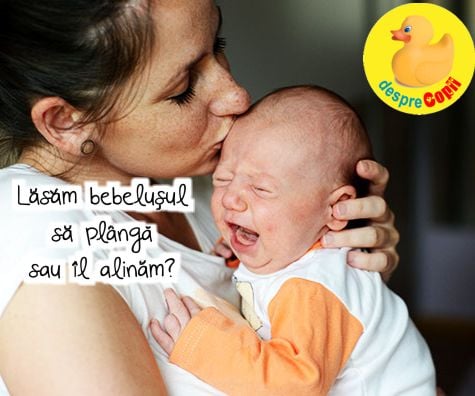 Lasam bebelusul sa planga sau il alinam? Dileme, solutii si analize