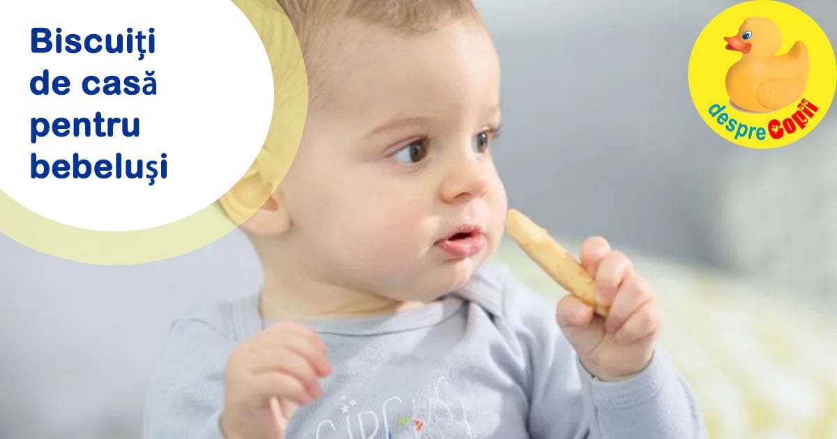 Biscuiti de casa pentru bebelusi: 3 retete super sanatoase si usor de facut