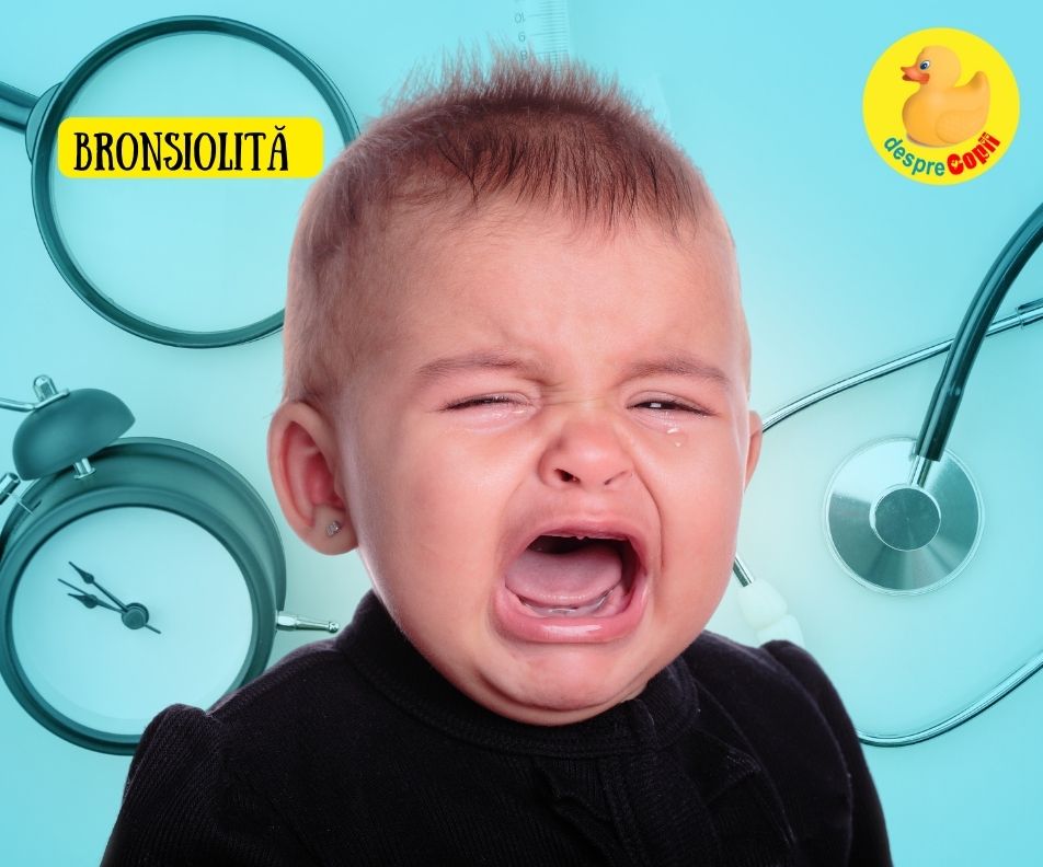 Bronsiolita este o infectie comuna a sugarilor -  simptome si sfatul medicului pediatru
