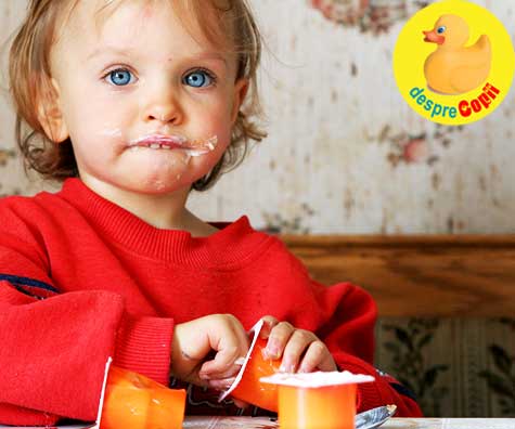 Calciul si Vitamina D din iaurt - nutrientii de baza pentru un copil sanatos