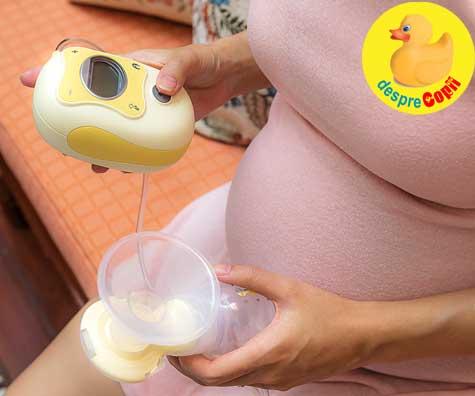Pomparea laptelui matern: în cât timp se golesc sânii?