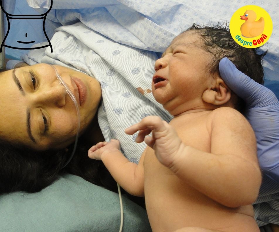 Am nascut prin cezariana un super bebe minunat de 4400 grame - experienta nasterii la Campulung Muscel