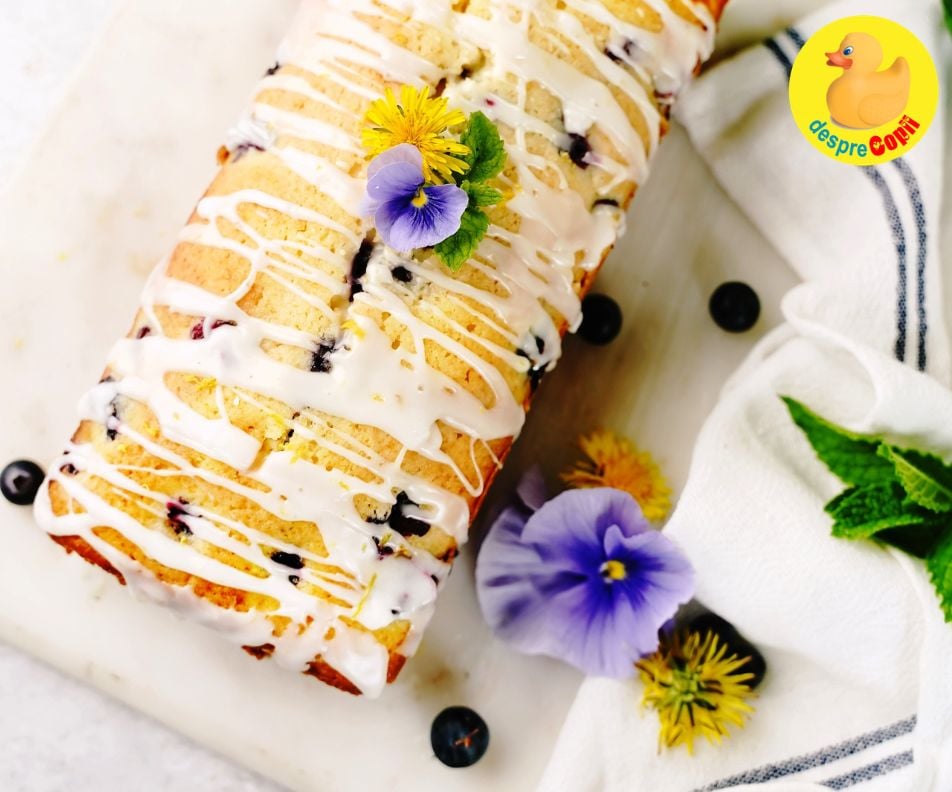 Chec cu afine: un desert simplu cu gust intens si textura pufoasa