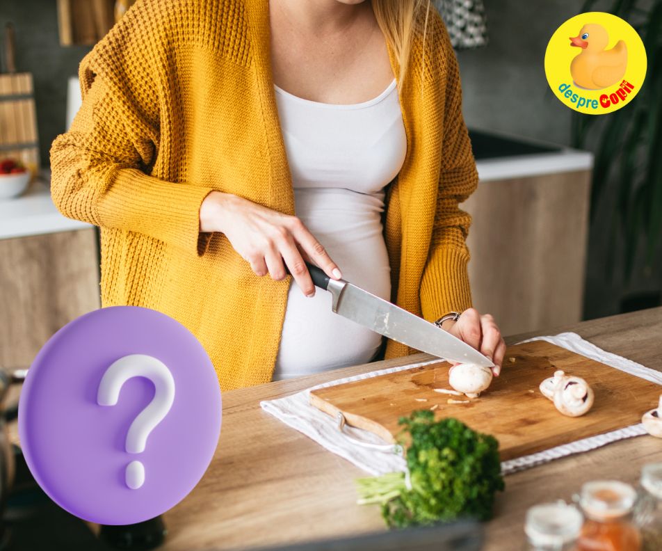 Sunt gravida: pot manca ciuperci?