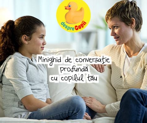 Minighid de conversatie profunda cu copilul tau: subiecte de discutie si comunicare