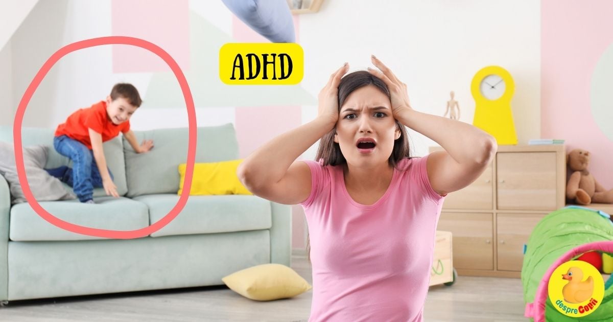 Copilul meu e mereu agitat. Ar putea avea ADHD?