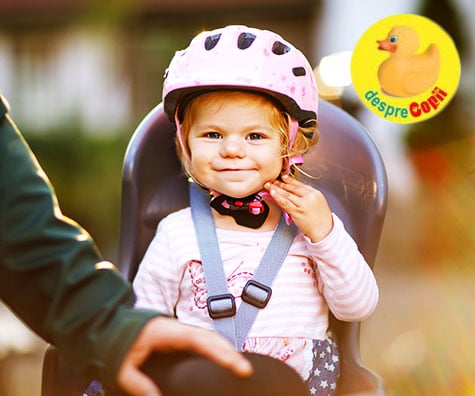 Cum să iți plimbi copilul in siguranță pe bicicletă - iată de ce ai nevoie